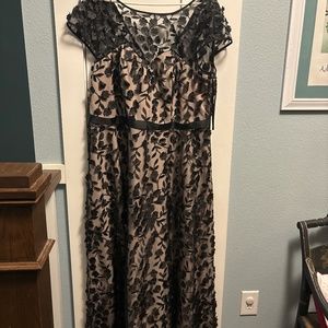 Xscape Gown 3D floral